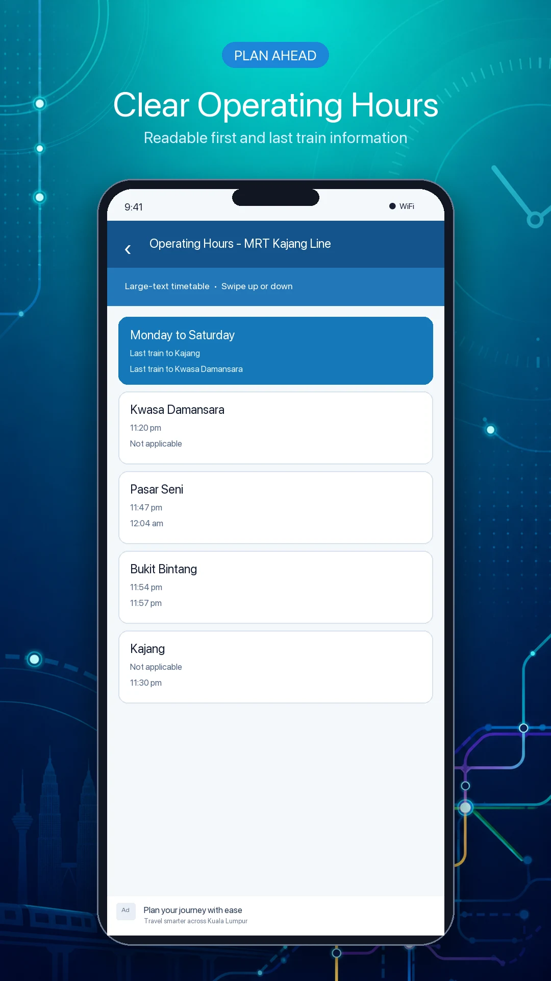 Malaysia Kuala Lumpur Subway screenshot